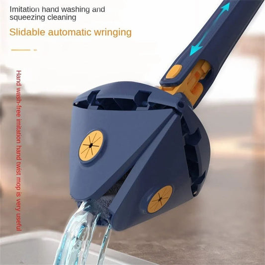 360° Rotating Triangle Microfiber Mop – Multi-Use Cleaner