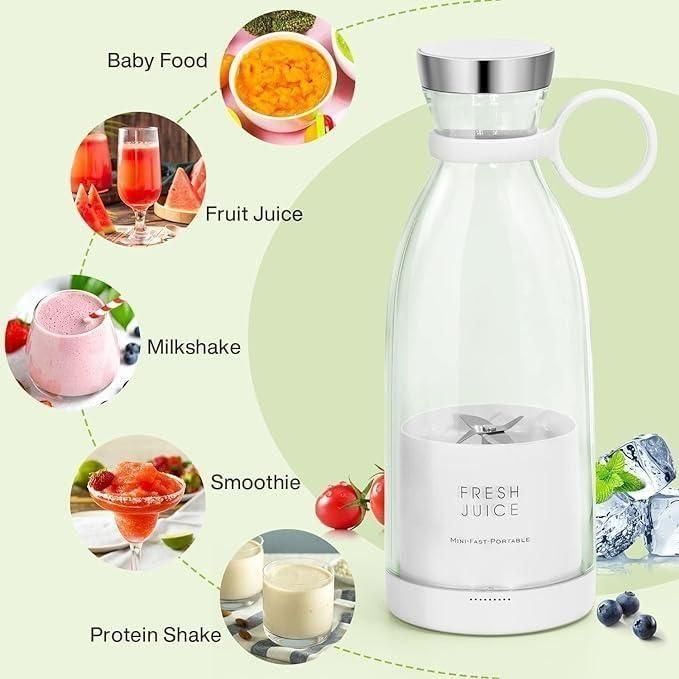 Traveller Portable Mini Juice Blender – USB Rechargeable Mixer.