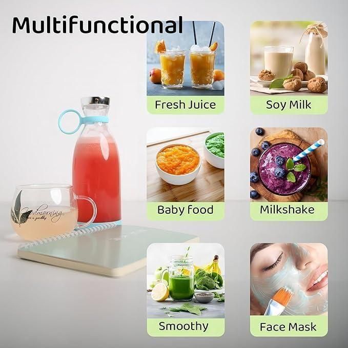 Traveller Portable Mini Juice Blender – USB Rechargeable Mixer.