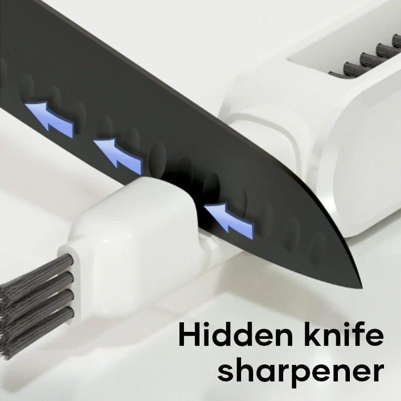 4-in-1 Multifunctional Knife Cleaning Brush – Efficient & Handy