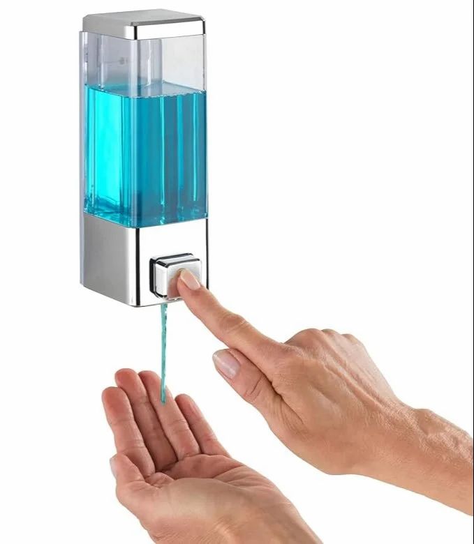 Wall-Mounted Liquid Soap & Shampoo Dispenser – Plastic