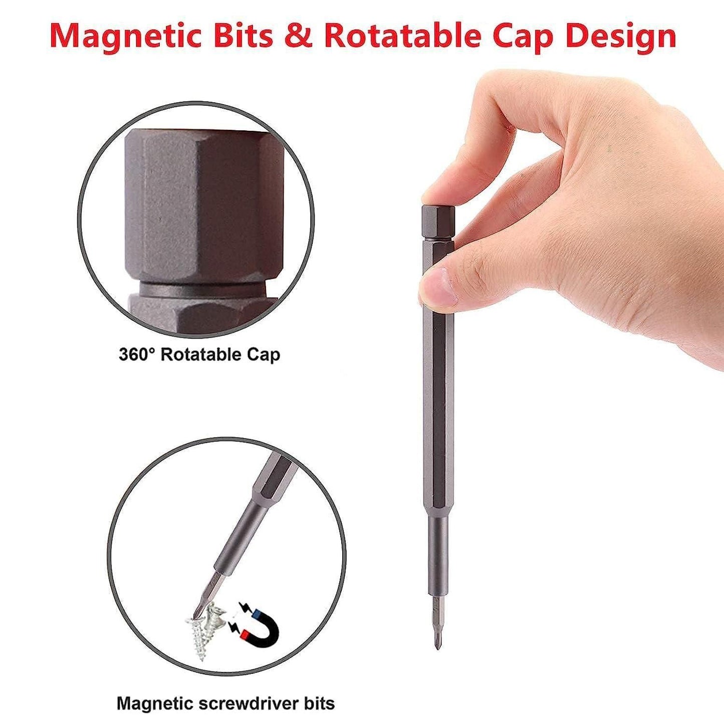 24-Piece Precision Screwdriver Set – Magnetic Repair Tools.