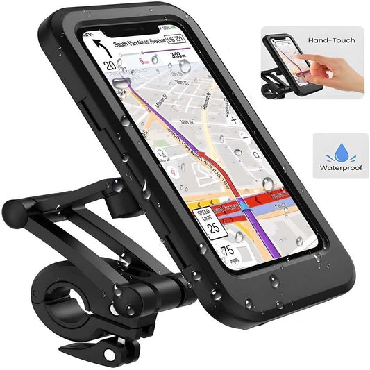Universal 360° Rotating Bike Phone Holder – Waterproof & Secure