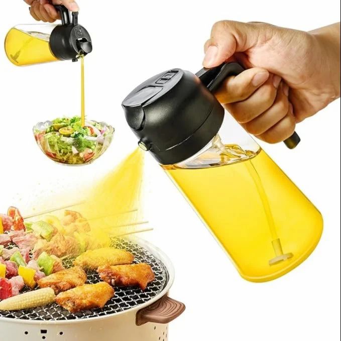 Oil Sprayer & Dispenser Bottle for Kitchen Use
