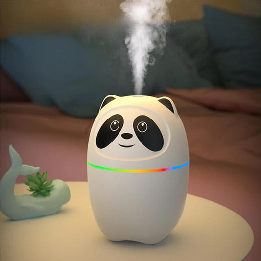 Mini Cute Panda Humidifier – Cool Mist for Room Moisture & Comfort