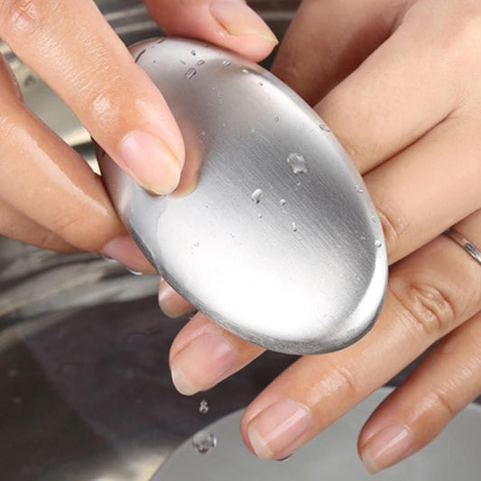 New Odor Remover Stainless Steel Hand Bar – Freshens & Cleans Hands