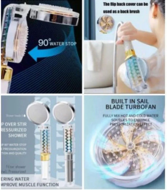Foldable Pressurized Shower Head – Compact & Powerful