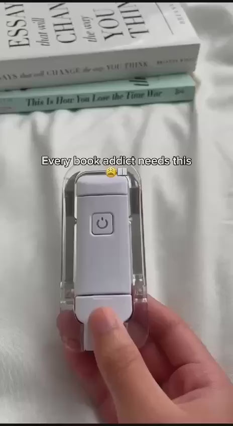 USB Rechargeable Reading Light – Adjustable Brightness & Eye Care.