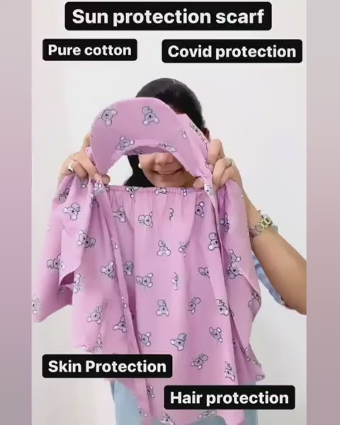 Summer Sun Protection Women Cap Mask