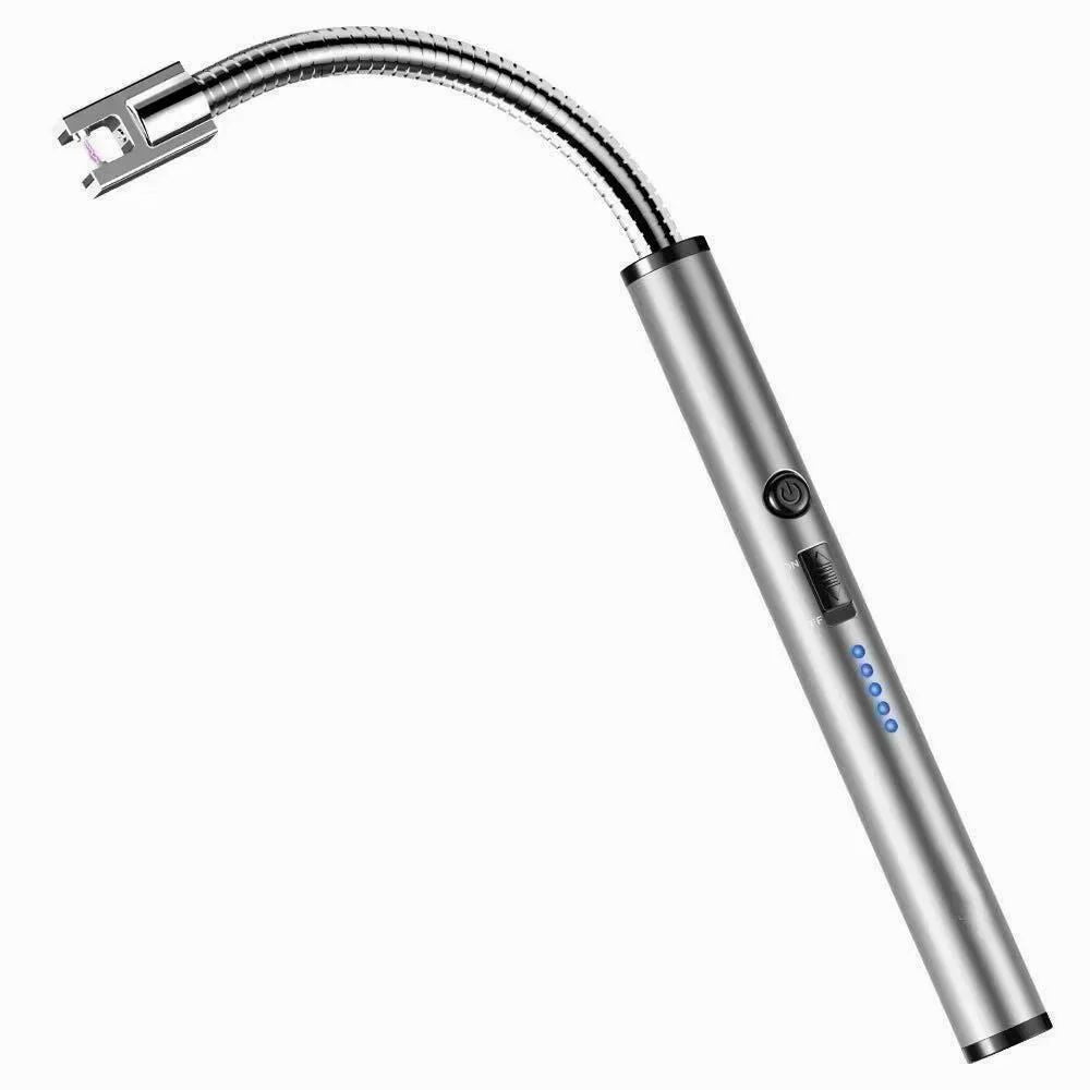 Baide Silver Rechargeable Electric Lighter – 6mm Size